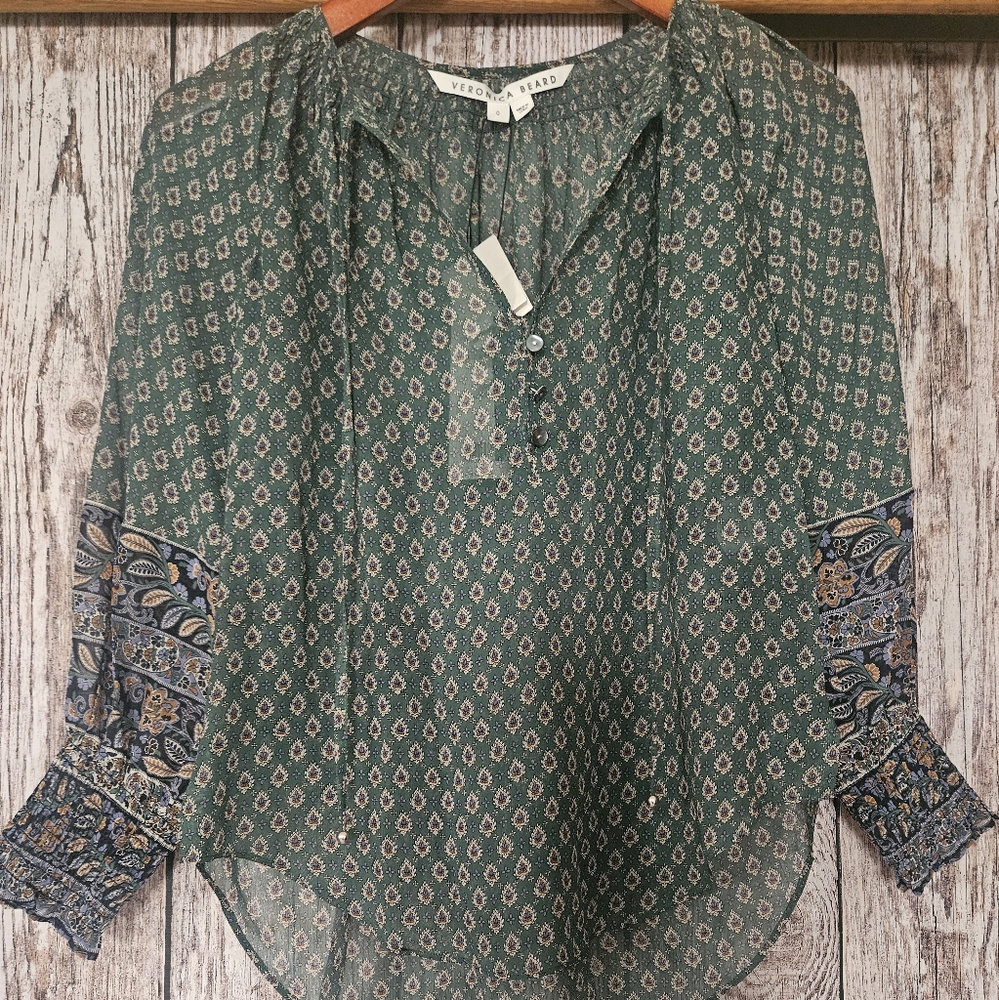 Veronica beard Amato Top NWT size 0